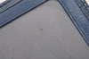 Auth Louis Vuitton Epi Porte 2 Cartes Vertical Card Pass Case M63205 Blue 4109I