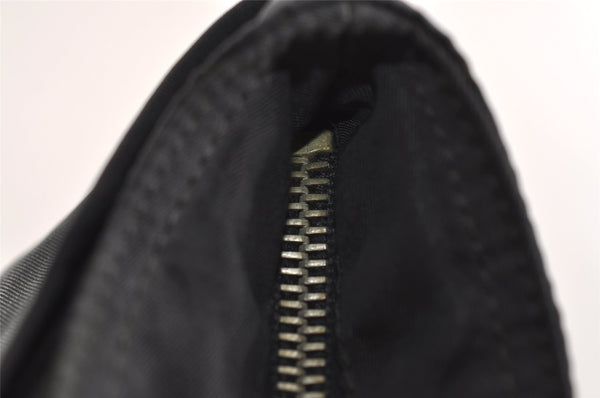 Authentic PRADA Vintage Nylon Tessuto Leather Shoulder Tote Bag Black 4109J