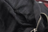 Authentic PRADA Vintage Nylon Tessuto Leather Shoulder Tote Bag Black 4109J