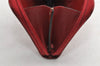 Authentic GUCCI Vintage Guccissima Coin Purse Case GG Leather 115255 Red 4111I