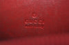 Authentic GUCCI Vintage Guccissima Coin Purse Case GG Leather 115255 Red 4111I