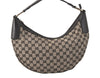 Authentic GUCCI Vintage Shoulder Hand Bag GG Canvas Leather 257297 Black 4112K