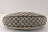 Authentic GUCCI Vintage Shoulder Hand Bag GG Canvas Leather 257297 Black 4112K