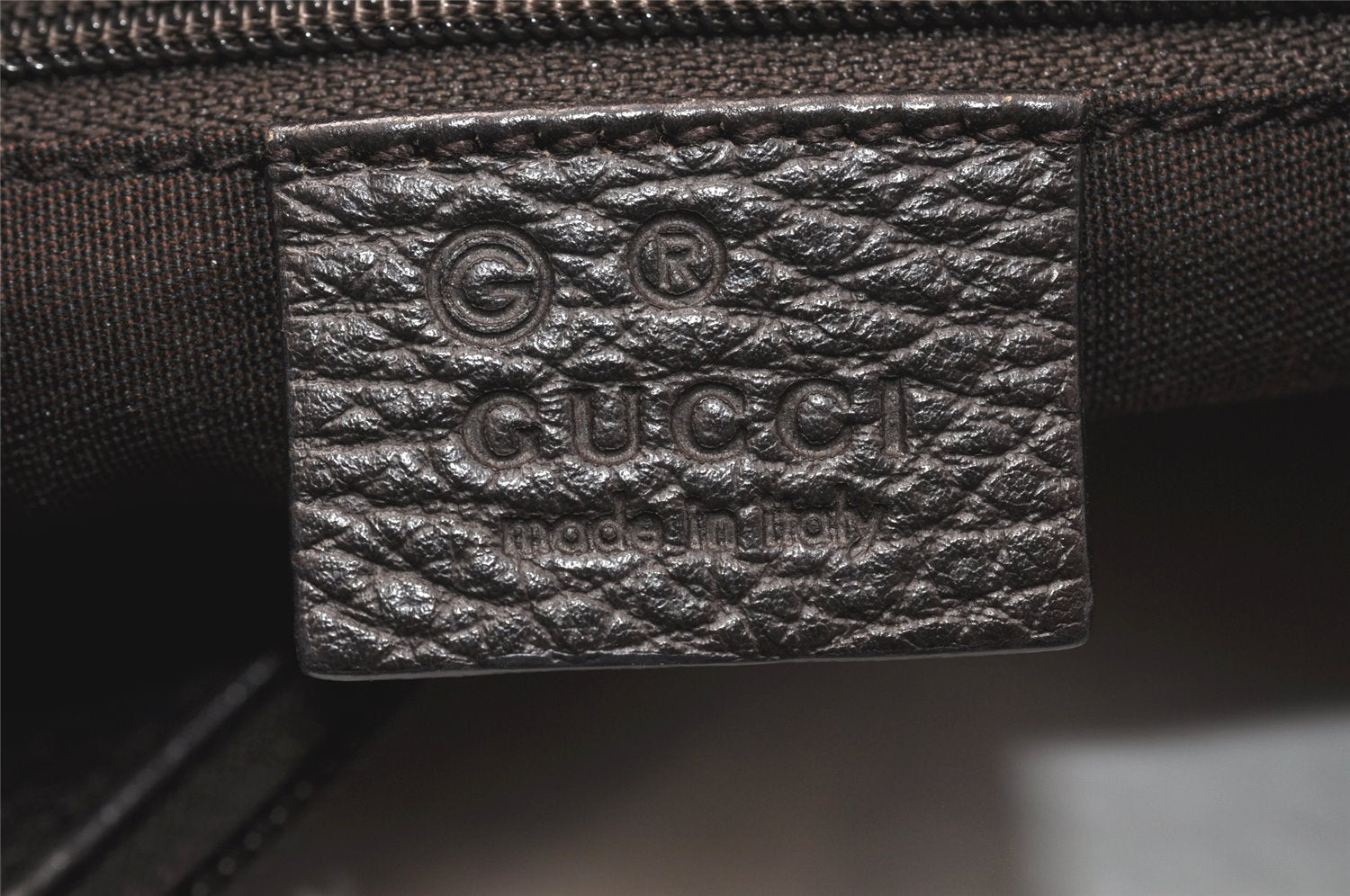 Authentic GUCCI Vintage Shoulder Hand Bag GG Canvas Leather 257297 Black 4112K