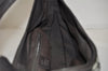 Authentic GUCCI Vintage Shoulder Hand Bag GG Canvas Leather 257297 Black 4112K