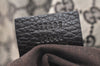 Authentic GUCCI Vintage Shoulder Hand Bag GG Canvas Leather 257297 Black 4112K
