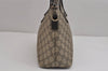 Authentic GUCCI Vintage 2Way Shoulder Tote Bag GG PVC Leather 353440 Brown 4113J