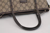 Authentic GUCCI Vintage 2Way Shoulder Tote Bag GG PVC Leather 353440 Brown 4113J