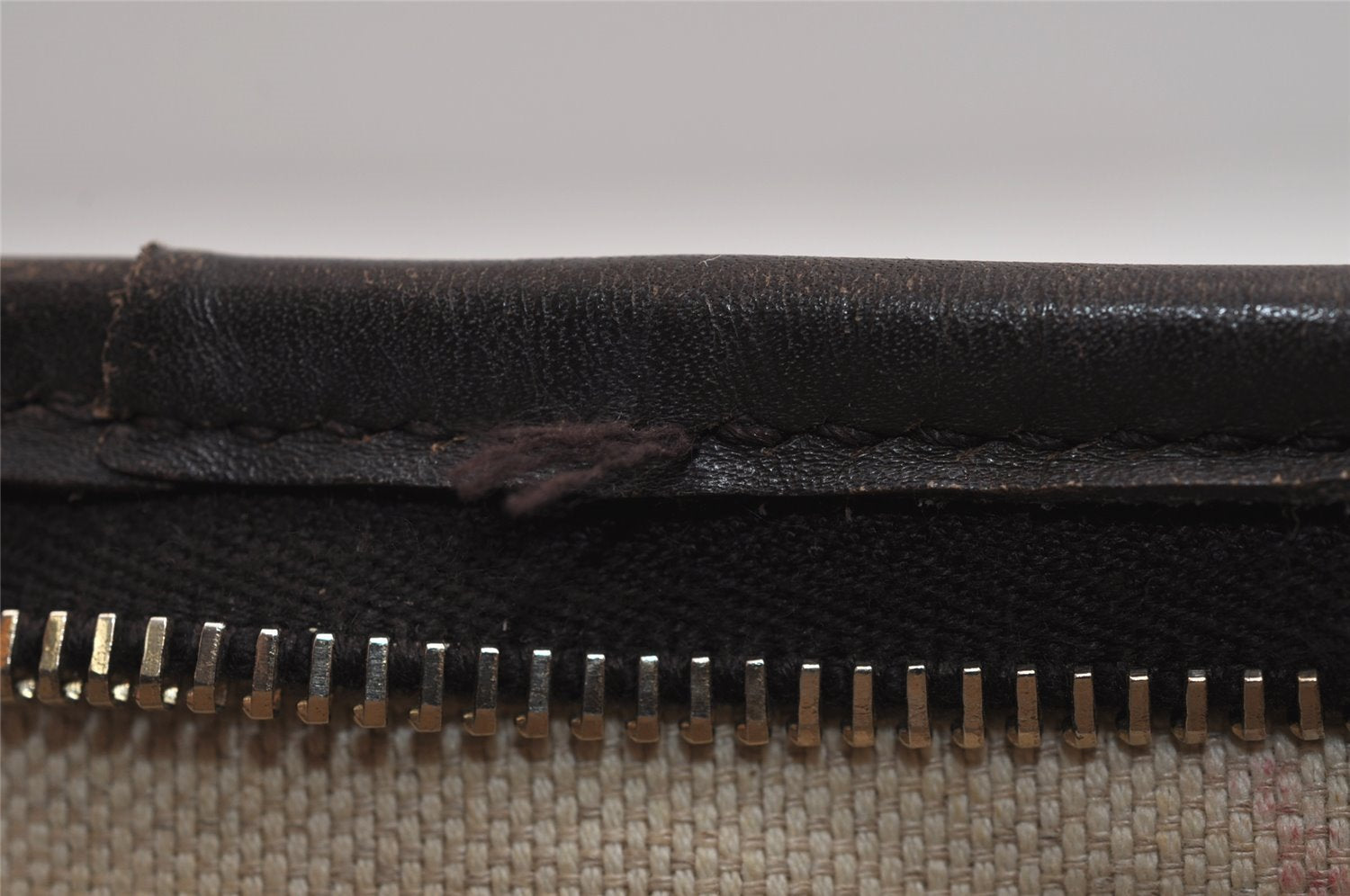 Authentic GUCCI Vintage 2Way Shoulder Tote Bag GG PVC Leather 353440 Brown 4113J