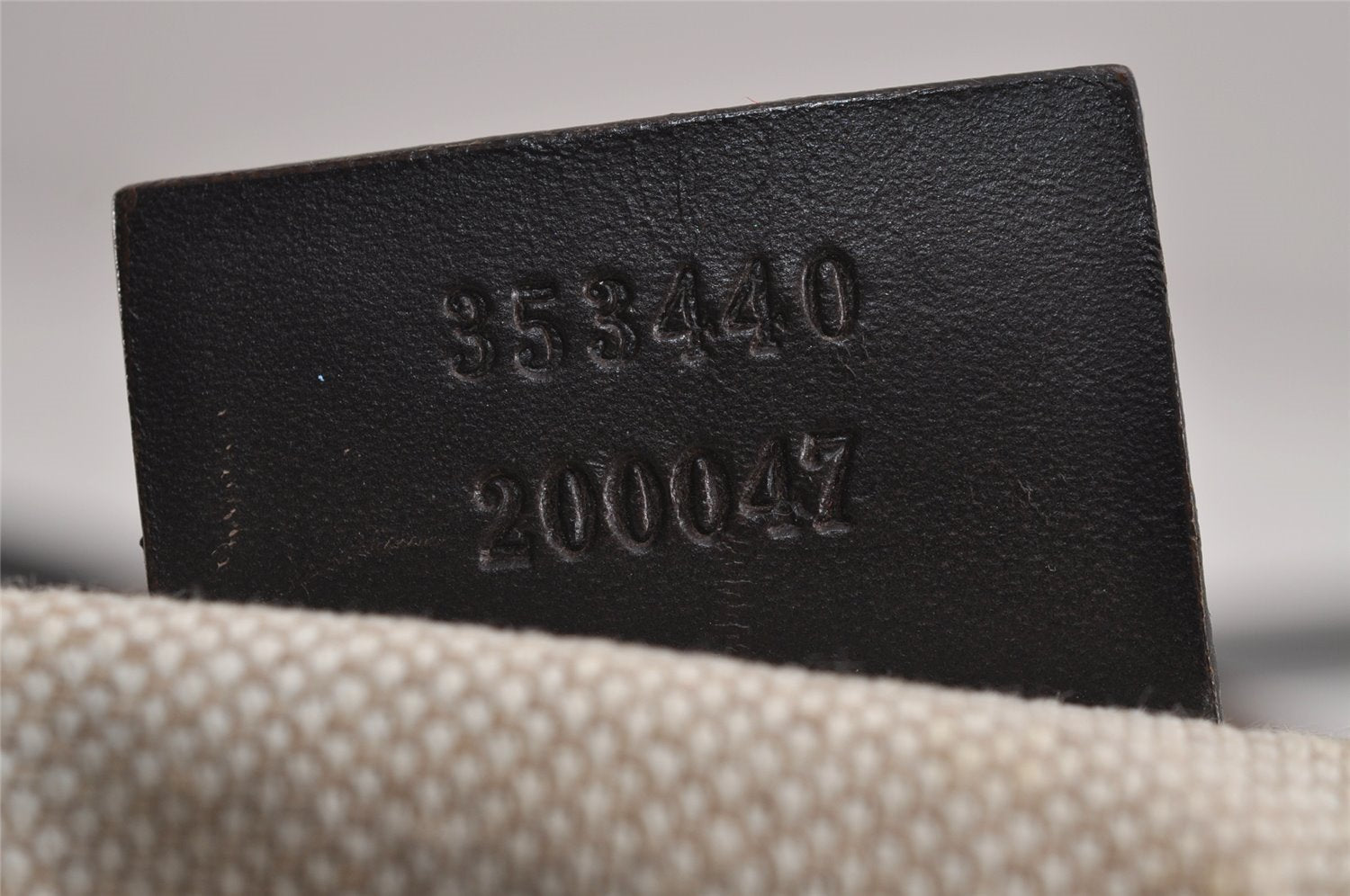 Authentic GUCCI Vintage 2Way Shoulder Tote Bag GG PVC Leather 353440 Brown 4113J