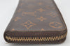 Authentic Louis Vuitton Monogram Portefeuille Clemence Wallet M60742 LV 4113K