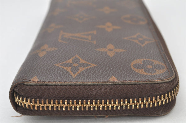 Authentic Louis Vuitton Monogram Portefeuille Clemence Wallet M60742 LV 4113K