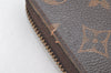 Authentic Louis Vuitton Monogram Portefeuille Clemence Wallet M60742 LV 4113K