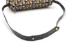 Authentic Christian Dior Trotter Shoulder Cross Bag Canvas Leather Navy 4114K