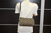 Authentic Christian Dior Trotter Shoulder Cross Bag Canvas Leather Navy 4114K