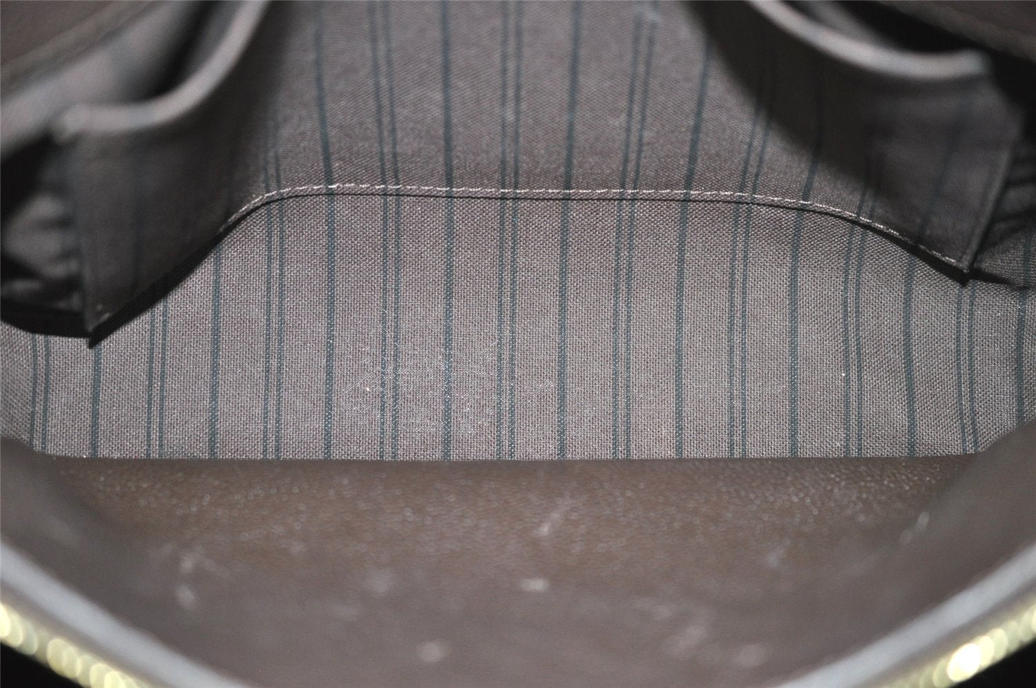 Auth Louis Vuitton Monogram Empreinte Montaigne MM 2Way Hand Bag Brown LV 4115I