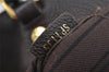 Auth Louis Vuitton Monogram Empreinte Montaigne MM 2Way Hand Bag Brown LV 4115I