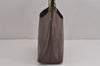Authentic GUCCI Vintage Bamboo Shoulder Hand Bag Purse Leather Brown 4115J