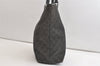 Authentic GUCCI Vintage Shoulder Tote Bag GG Canvas Leather 31243 Black 4115K