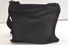 Authentic PRADA Nylon Tessuto Leather Shoulder Cross Body Bag Purse Black 4116K