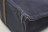 Authentic HERMES Vintage Fourre Tout PM Hand Tote Bag Canvas Navy 4117J