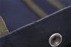 Authentic HERMES Vintage Fourre Tout PM Hand Tote Bag Canvas Navy 4117J