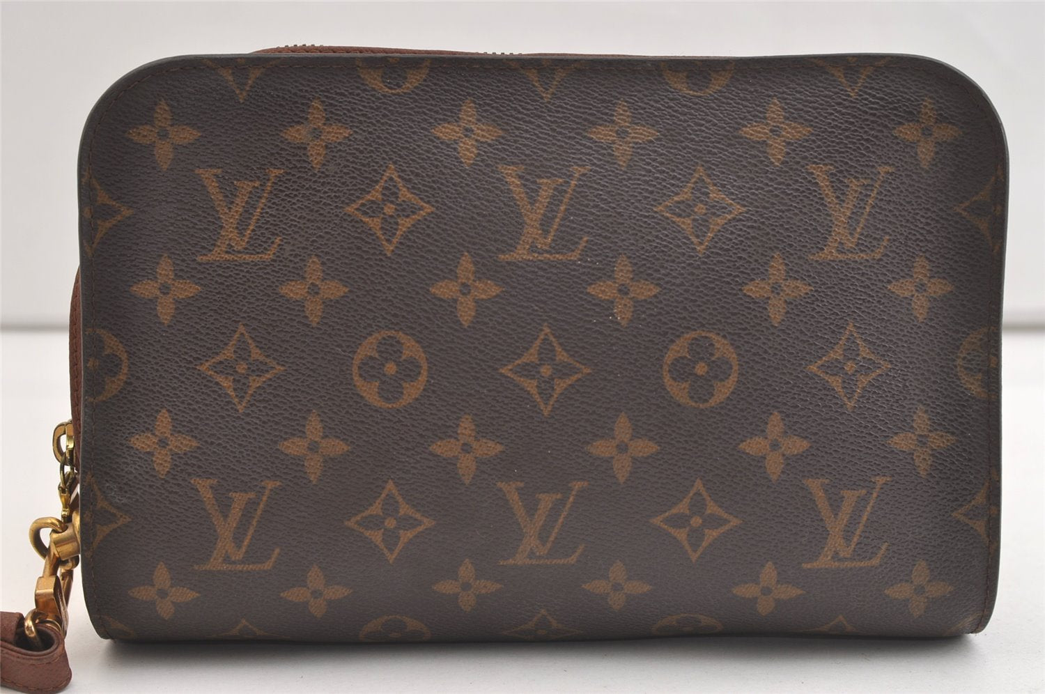 Authentic Louis Vuitton Monogram Orsay Clutch Hand Bag Purse M51790 LV 4117K