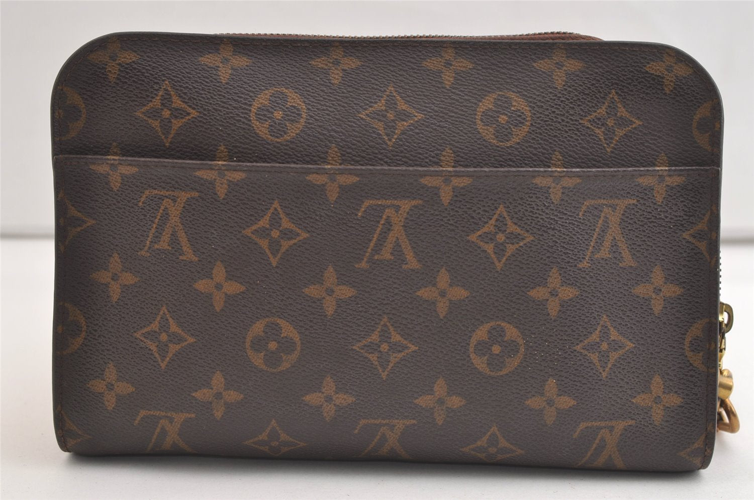 Authentic Louis Vuitton Monogram Orsay Clutch Hand Bag Purse M51790 LV 4117K