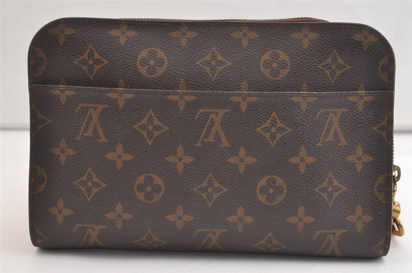 Authentic Louis Vuitton Monogram Orsay Clutch Hand Bag Purse M51790 LV 4117K