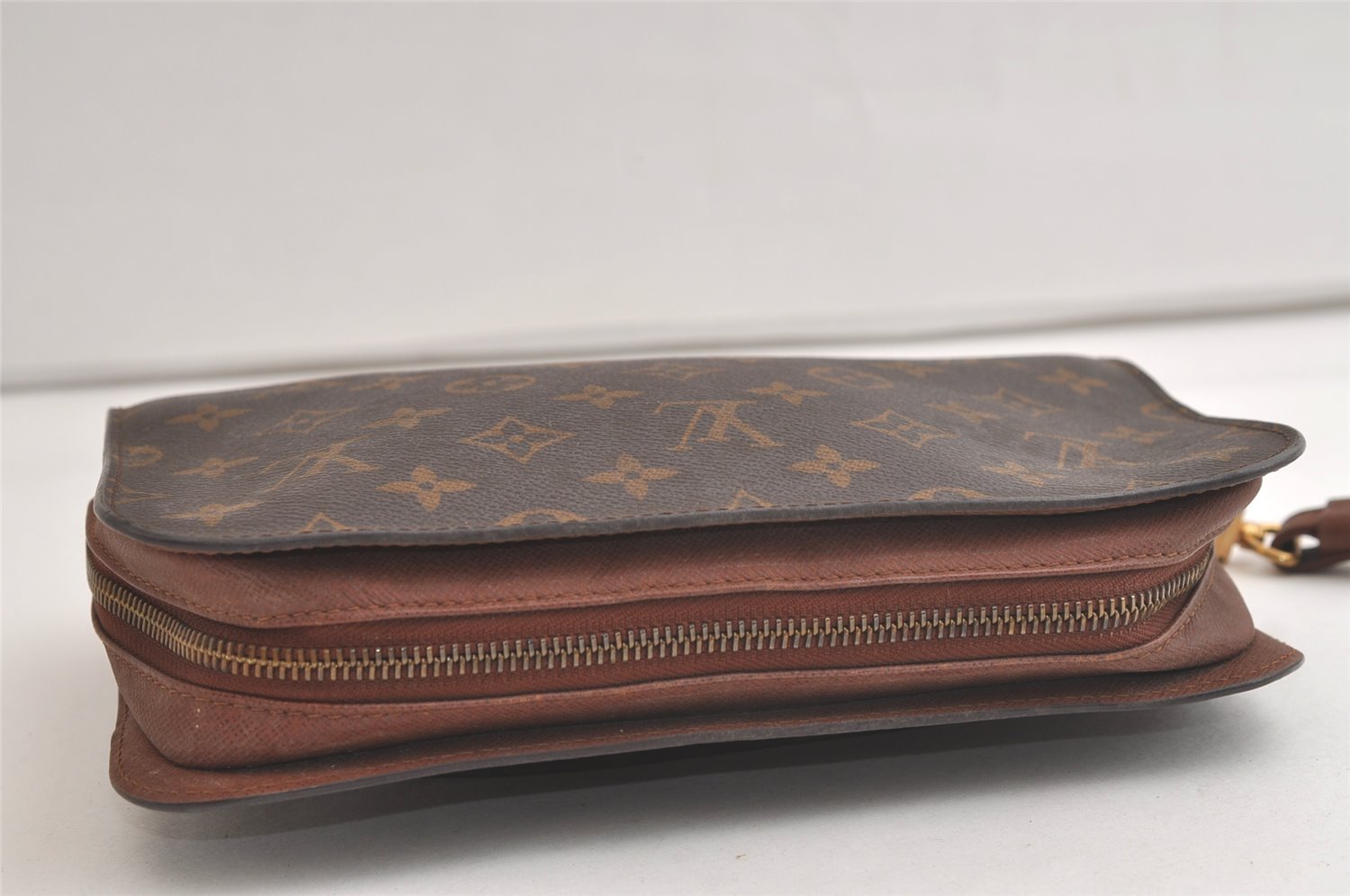 Authentic Louis Vuitton Monogram Orsay Clutch Hand Bag Purse M51790 LV 4117K