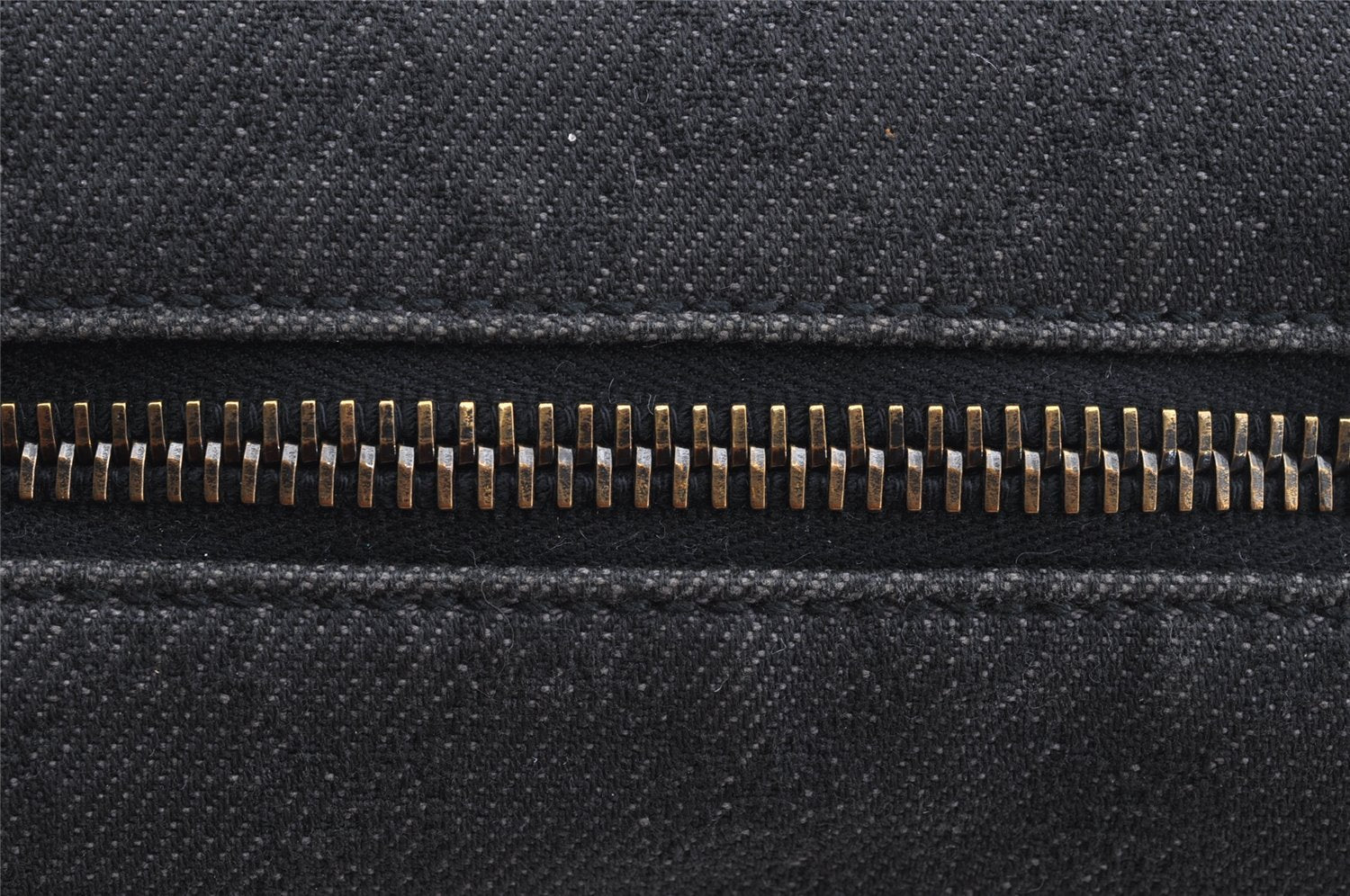 Authentic GUCCI Vintage Shoulder Tote Bag GG Canvas Leather 101292 Black 4118I