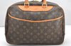 Authentic Louis Vuitton Monogram Deauville Hand Bag M47270 LV 4118K