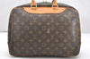 Authentic Louis Vuitton Monogram Deauville Hand Bag M47270 LV 4118K