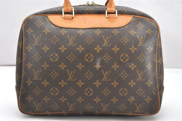 Authentic Louis Vuitton Monogram Deauville Hand Bag M47270 LV 4118K