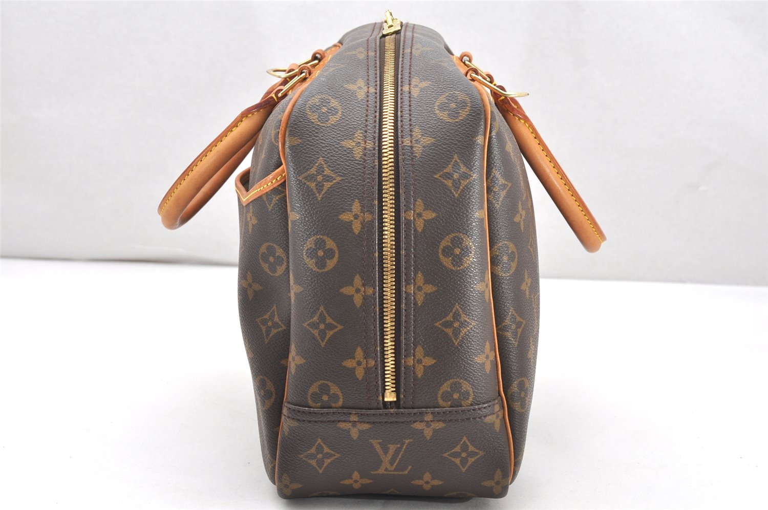 Authentic Louis Vuitton Monogram Deauville Hand Bag M47270 LV 4118K