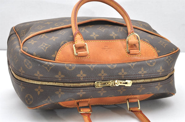 Authentic Louis Vuitton Monogram Deauville Hand Bag M47270 LV 4118K