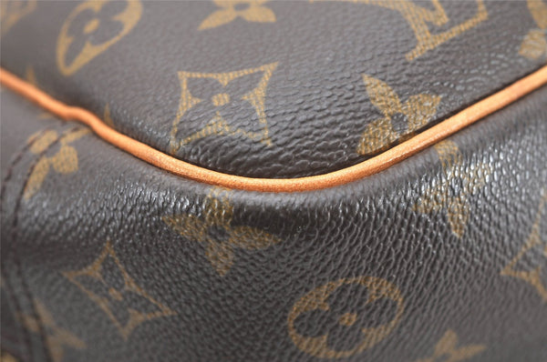 Authentic Louis Vuitton Monogram Deauville Hand Bag M47270 LV 4118K
