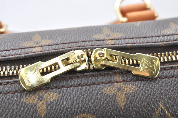 Authentic Louis Vuitton Monogram Deauville Hand Bag M47270 LV 4118K