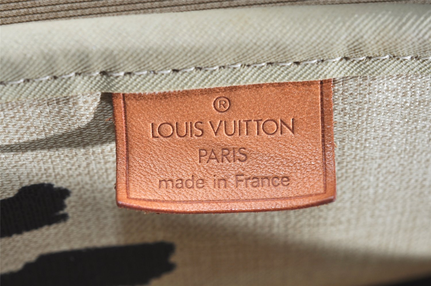 Authentic Louis Vuitton Monogram Deauville Hand Bag M47270 LV 4118K