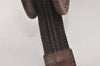 Authentic GUCCI Vintage Clutch Hand Bag Purse GG PVC Leather Brown Junk 4119K