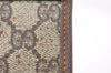 Authentic GUCCI Vintage Clutch Hand Bag Purse GG PVC Leather Brown Junk 4119K