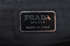 Authentic PRADA Vintage Nylon Tessuto Hand Bag Purse Red 4120I