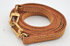 Authentic Louis Vuitton Leather Shoulder Strap Beige 47.2" LV 4121I