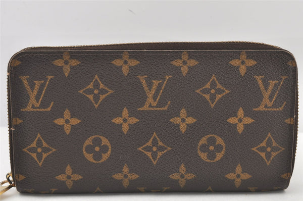 Authentic Louis Vuitton Monogram Zippy Long Wallet Purse M60017 LV 4121K