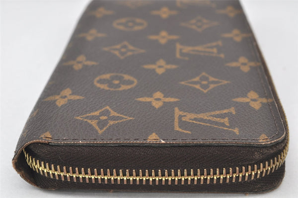 Authentic Louis Vuitton Monogram Zippy Long Wallet Purse M60017 LV 4121K