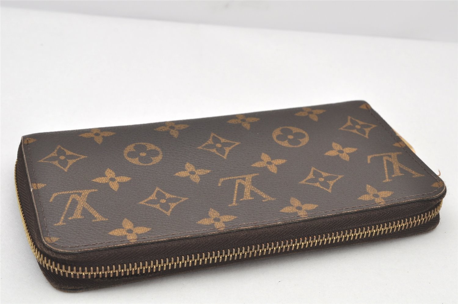 Authentic Louis Vuitton Monogram Zippy Long Wallet Purse M60017 LV 4121K