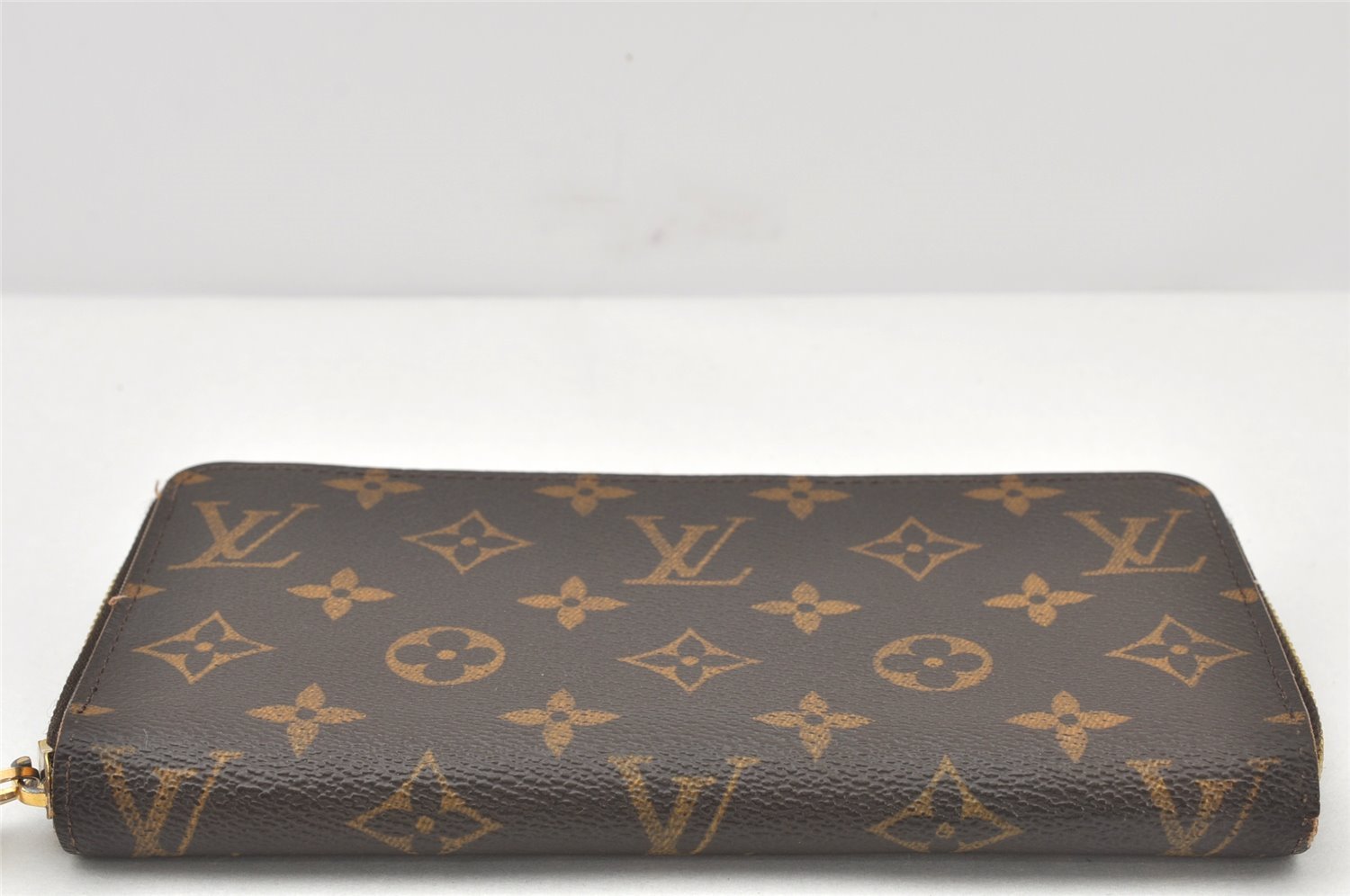 Authentic Louis Vuitton Monogram Zippy Long Wallet Purse M60017 LV 4121K
