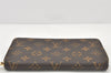 Authentic Louis Vuitton Monogram Zippy Long Wallet Purse M60017 LV 4121K