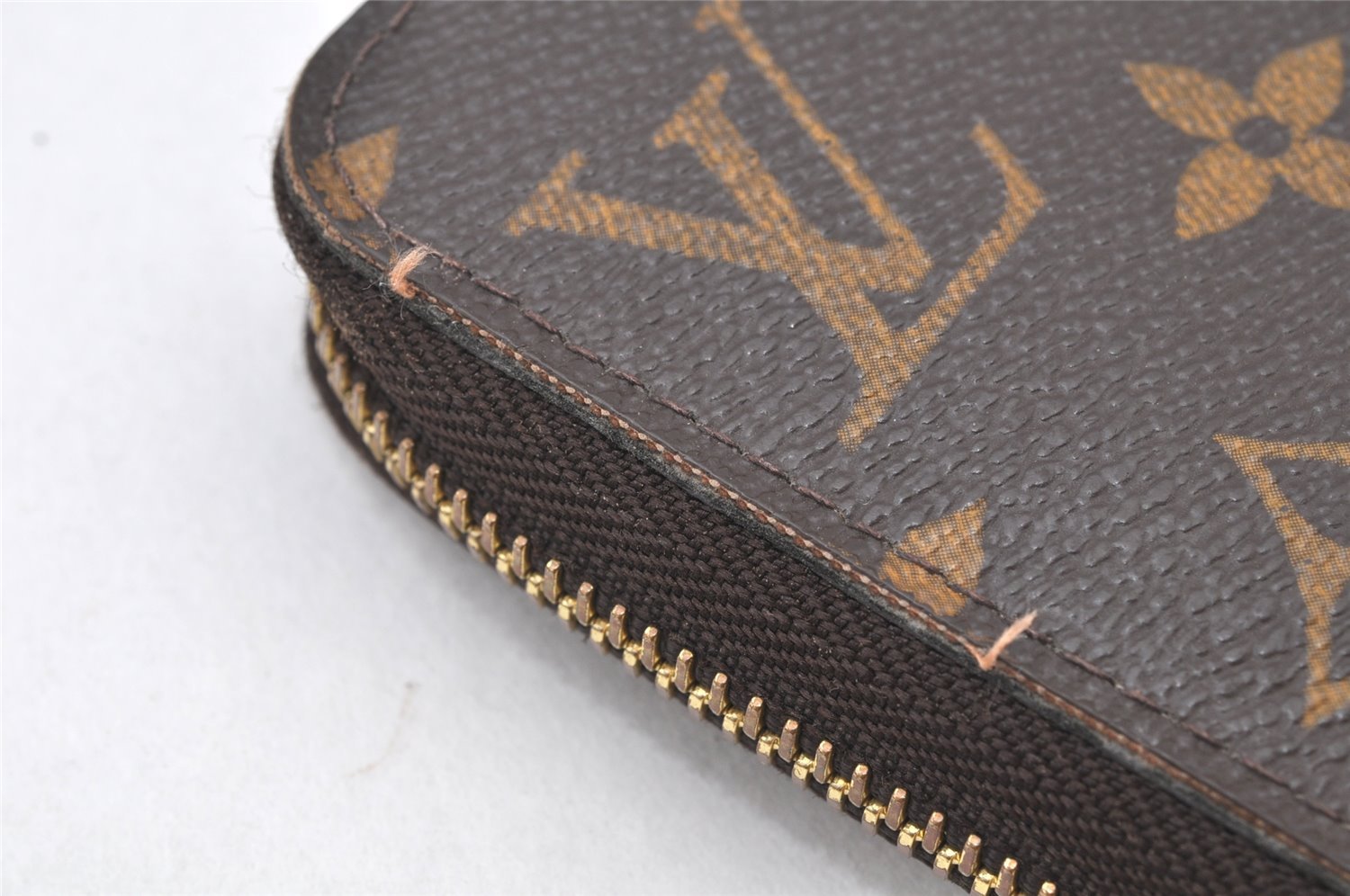 Authentic Louis Vuitton Monogram Zippy Long Wallet Purse M60017 LV 4121K