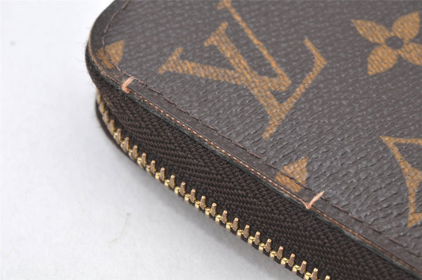 Authentic Louis Vuitton Monogram Zippy Long Wallet Purse M60017 LV 4121K